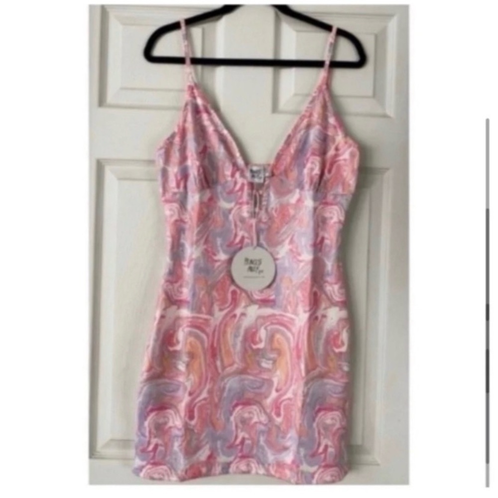 PRINCESS POLLY Pink Retro Dress - Picture 6 of 8